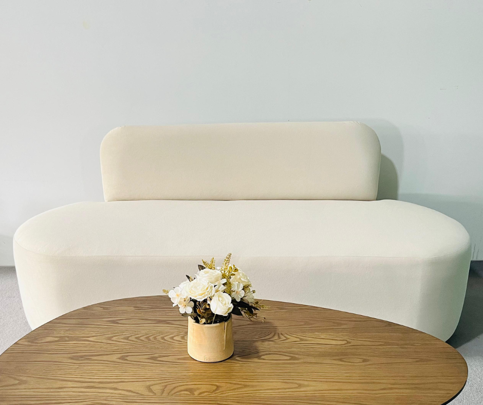 2-Seater Pebble Sofa