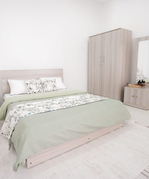 Aspen Bedroom with 2-Door Wardrobe and Elle Dressing Table