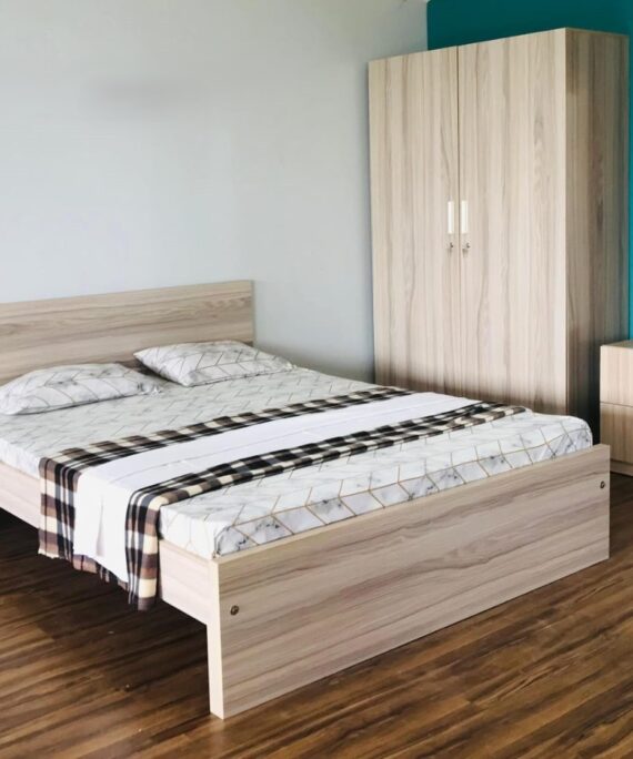 Aspen Arrangement with 2-Door Wardrobe and Aspen Dressing Table