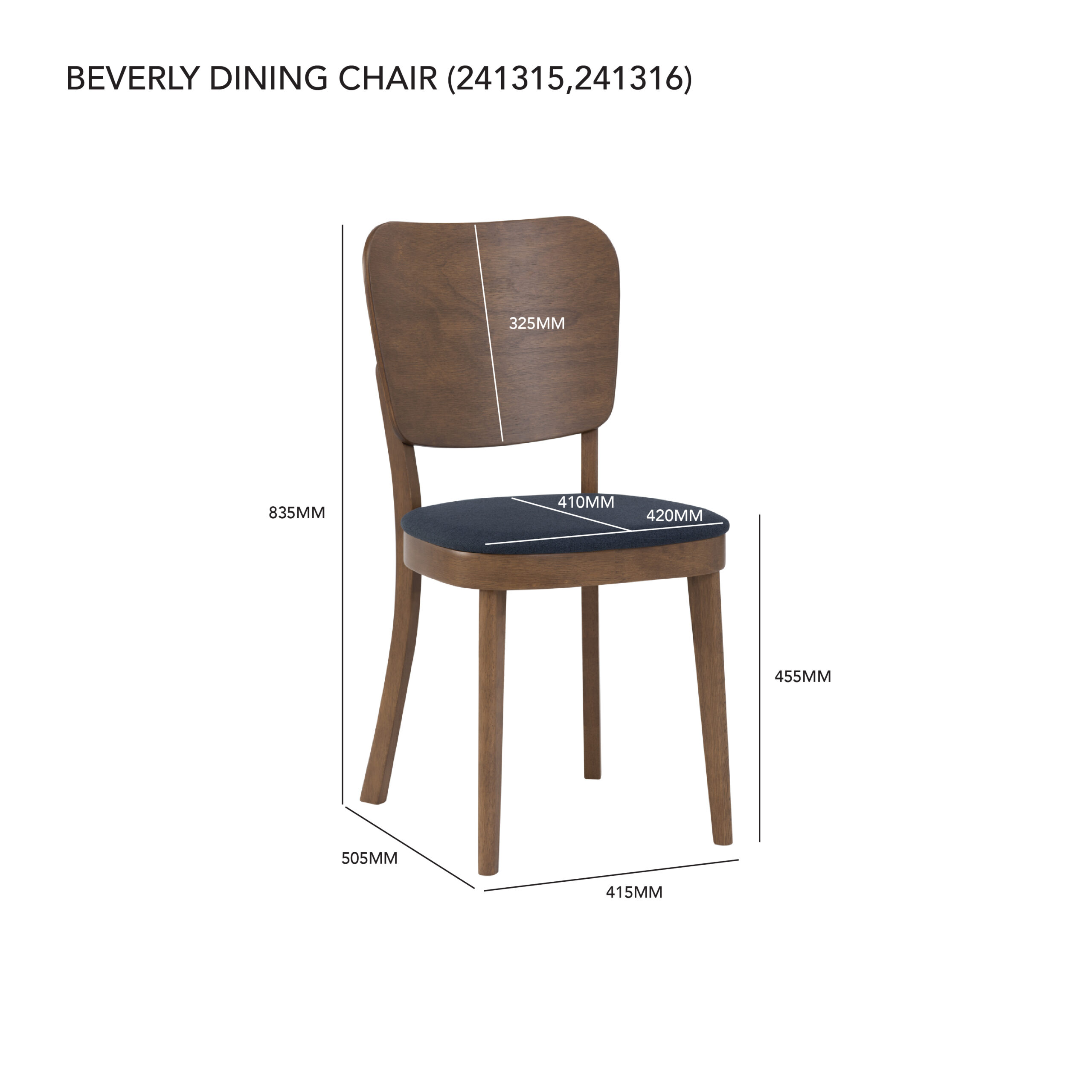 Beverly 4 Seater Dining Suite - Image 6