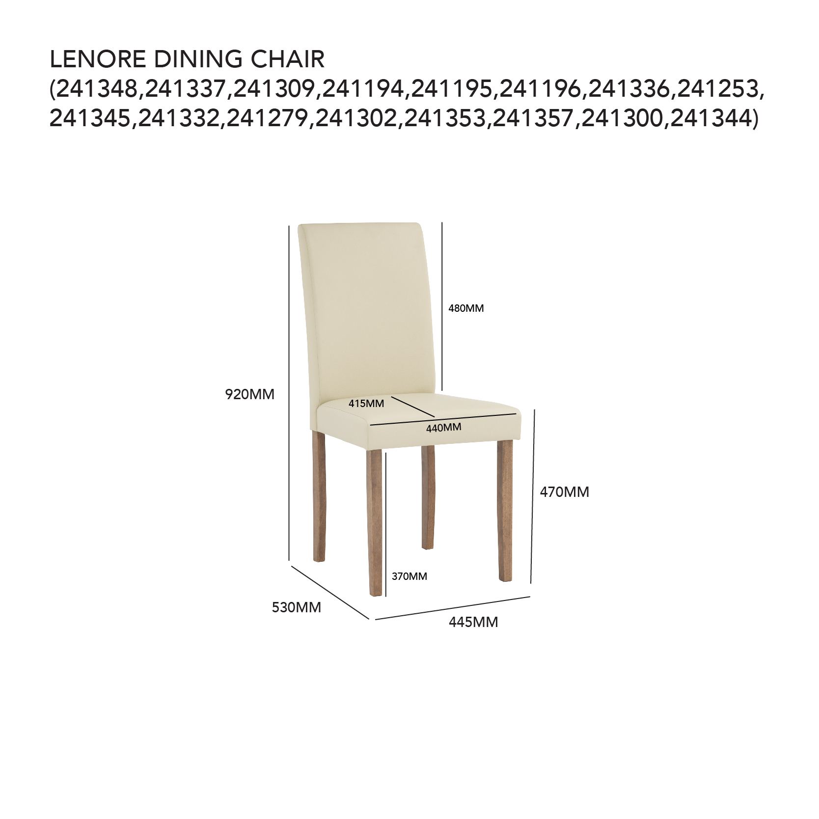 Lenore 4 Seater Dining Suite - Image 3