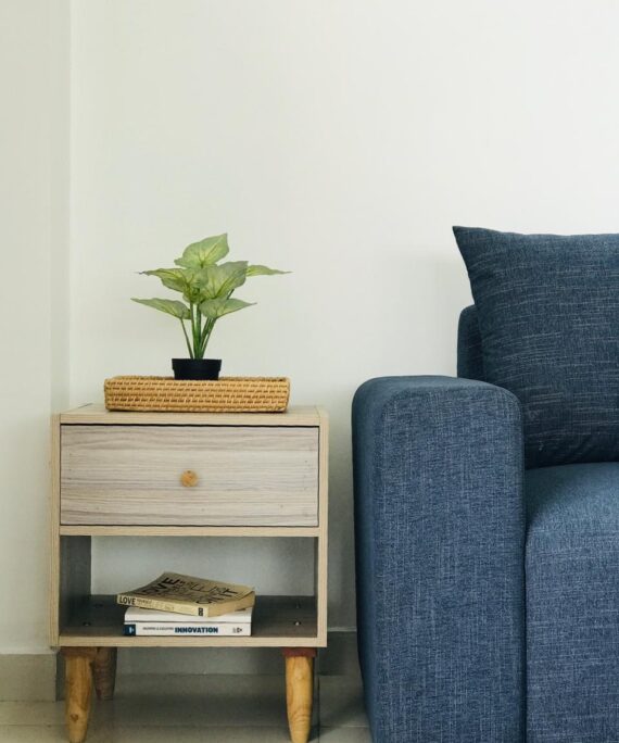 Melda Side Table (Melamine)